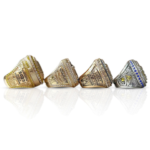 Ensemble de 4 bagues de championnat NBA Golden State Warriors Steph Curry 2022, bagues populaires européennes et américaines - Product Image 2