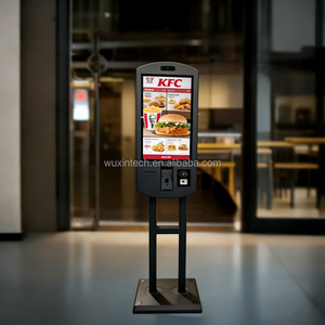 Kiosque de commande alimentaire <span class=keywords><strong>en</strong></span> libre-service à double face de 32 pouces avec écran tactile, NFC et clavier numérique, machine de paiement <span class=keywords><strong>en</strong></span> libre-service pour les commandes - Product Image 4