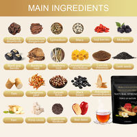 Té de Hierbas Naturales Chinas al por Mayor para la Vitalidad Masculina, Té para Mejorar el Rendimiento Masculino, Té de Maca para la Energía y Potencia Masculina