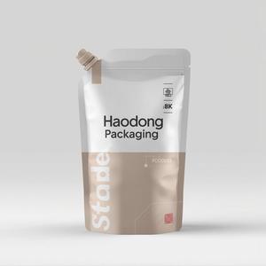 Support en PE laminé imprimé étanche à l'humidité de qualité alimentaire matériau vierge bec pochette supérieure masque en argile noire crème pour le visage soins de la peau - Product Image 6