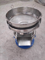 Filtre vibrant circulaire de type 450, remplacement de maille sans outil, machine de séparation liquide-solide à faible empreinte