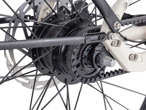 Vélo électrique de ville <span class=keywords><strong>MIK</strong></span> HD avec système de courroie en carbone à 3 vitesses internes, moteur central Ananda, frein hydraulique Tektro, batterie 36V15Ah - Product Image 3