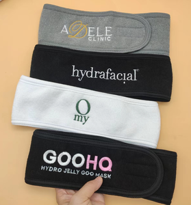 Tampons en coton éponge réutilisables personnalisés et <span class=keywords><strong>bandeau</strong></span> facial pour spa outil de nettoyage pour soins de la peau du <span class=keywords><strong>visage</strong></span> - Product Image 3