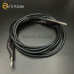 Doppel endiger stapelbarer Bananen stecker Stecker Hochspannungs-Silikon draht Multimeter-<span class=keywords><strong>Test</strong></span> kabel Anschluss kabel - Product Image 2