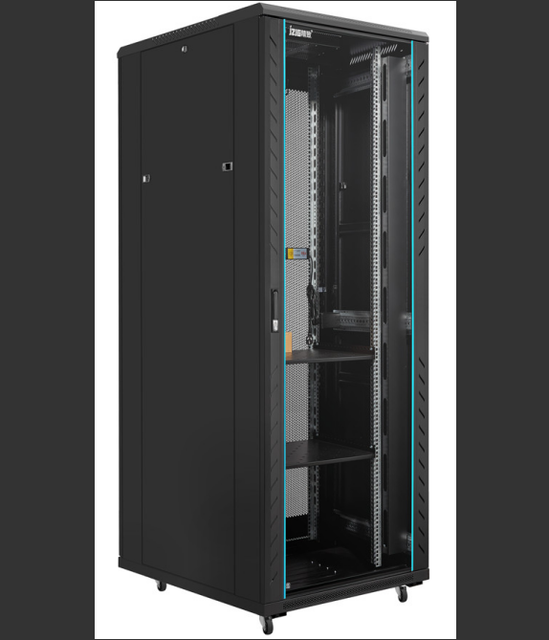 19-inch Data Center Rack Room Network Cabinet Floor-standing Server Cabinet with PDU Cabinet Enclosure 42U