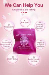 Fabricant direct Qinggong pilules ligne privée Yoni perle pour les parties privées féminines nettoyage soins produits sexuels ventes directes OEM - Product Image 5