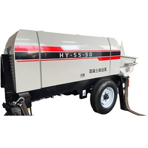 Bomba de Concreto Horizontal Compacta de 30m³/h para Vertido de Cimentaciones y Uso en Construcción - Product Image 4