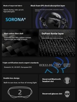 Casque intégral en fibre de carbone pour homme XS/S, homologué ECE, fermeture rapide, toutes saisons, pour moto et véhicule électrique