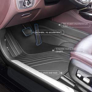 Alfombrillas de Piso de Cuero Nappa de Caucho Puro Nuevas y Más Vendidas, Aptas para Modelos <span class=keywords><strong>BMW</strong></span> 3/5/7 - Product Image 1