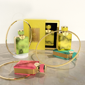 ขวดน้ำหอมแก้วทรงสี่เหลี่ยมขนาด 100 มล. แบบพ่น ดีไซน์เพรียวบาง บรรจุภัณฑ์สำหรับเครื่องสำอางและน้ำหอม พร้อมกล่อง - Product Image 3