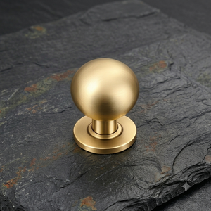 Round Cabinet Knob Matte <b>Antique</b> Finish Premium Brass Furniture Knob for Drawer Cupboard <b>Wardrobe</b> Kitchen Cabinet Hardware - Product Image 4