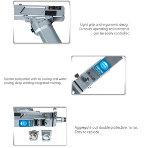 Pistolet de soudage laser à fibre portatif QILIN DWT20, machine de soudage laser 4 en 1 pour l'élimination de la rouille - Product Image 2