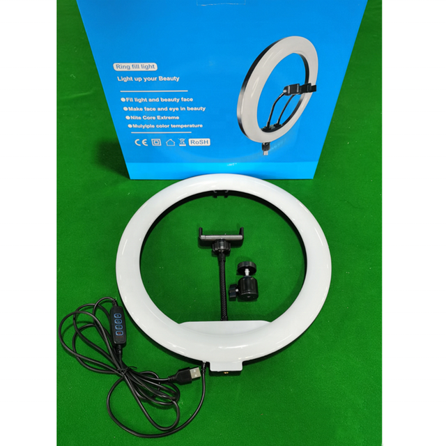 LED Ring Light Set: 13inch Ring Light + Tripod Night Lamp & Selfie Companion
