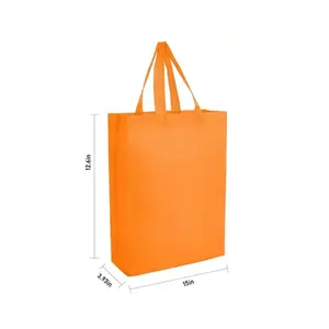 2024 New Wholesale Custom Eco Recycled Bags Grocery Promotional Laminated Non Woven Tote Shopping Bag