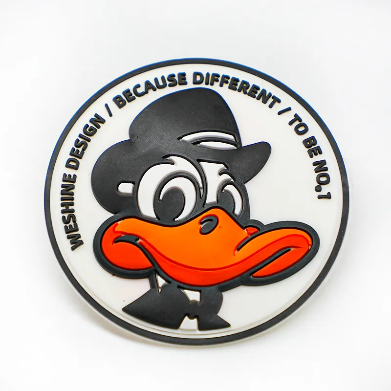 Direct Supplier Custom PVC Patch Custom Logo Design 3D Rubber Badge Emblem Security Uniform Patches With best quality