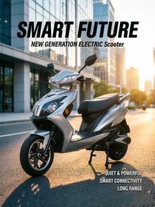 Motocicletas Eléctricas Deportivas de 1200w, Scooters Eléctricos Rápidos para Adultos - Product Image 3