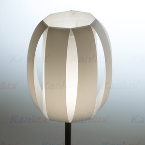 Cydea E14 40W Max <b>Table</b> <b>Lamp</b> Kanlux Modern Desk Lighting White Shade Metal <b>Base</b> - Product Image 3