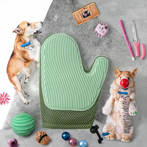 New Product Manual Style Double Sided Silicone Pet Hair Remover Brush Powerful Cat Fur Collector Lint <b>Sticking</b> Roller - Product Image 3