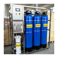 Système purificateur d'eau industriel par osmose inverse 1000LPH-2000LPH avec pompe et moteur Système de filtration d'eau haute capacité