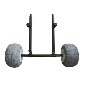 Aluminum <strong>Kayak</strong> Carrier Cart With Big Sand Surfer Beach Balloon Tires Sea <strong>Kayak</strong> <strong>Trolley</strong>-Dolly With Cart - Product Image 2