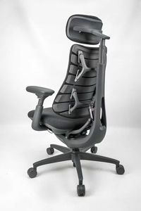 Silla de Oficina Giratoria Eléctrica Ajustable de Aleación de Aluminio con Ergonomía Dinámica <span class=keywords><strong>Omni</strong></span> de LiberNovo, Silla de Juego con Respaldo Alto - Product Image 6