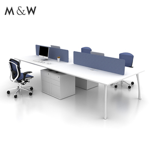 M & W fabrika toptan açık iş istasyonları modüler 4 kişi iş istasyonu ofis masası - Product Image 2