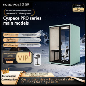 Cabina Insonorizada <span class=keywords><strong>de</strong></span> Alta Gama, Cabina Acústica Silenciosa <span class=keywords><strong>de</strong></span> 30 dB, Sala <span class=keywords><strong>de</strong></span> Reuniones Silenciosa <span class=keywords><strong>para</strong></span> Oficina <span class=keywords><strong>de</strong></span> Negocios, Cabina Insonorizada CYSPACE - Product Image 2