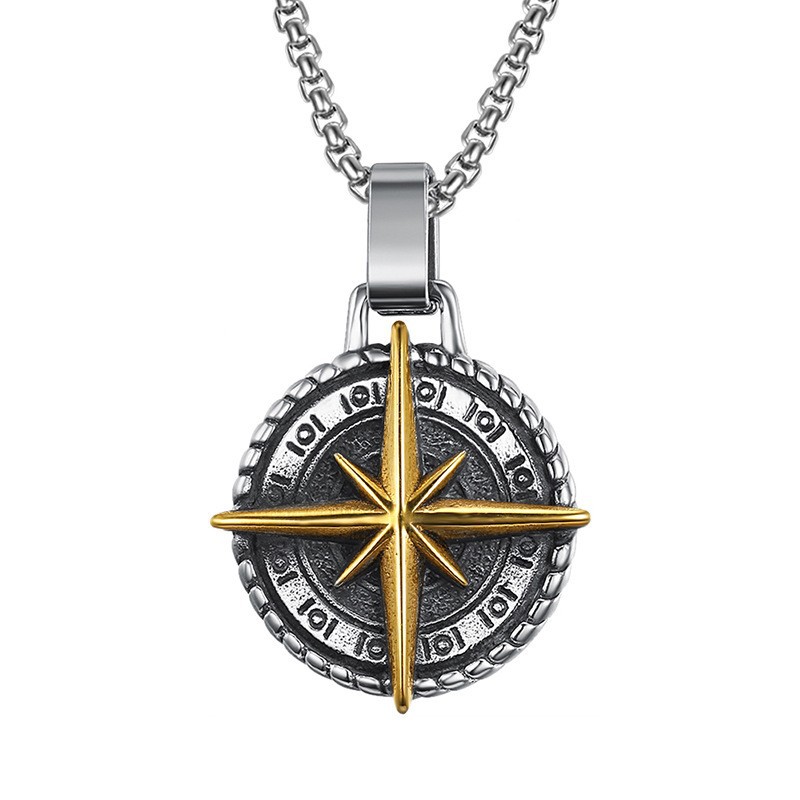 Pendentif en or avec une chaîne de perles carrées de 3,0*60 cm