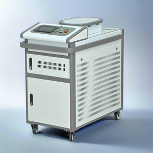 เครื่องทำความสะอาดด้วยเลเซอร์พัลส์แบบมัลติโหมด 200-300 วัตต์ แบบมือถือ น้ำหนัก 2 กก. ปรับความกว้างของลำแสงได้ สำหรับลอกสีและชั้นออกไซด์ - Product Image 1