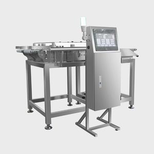 Máquina de pesagem para alimentos, com duas correias transportadoras, controle de peso e balança - Product Image 2