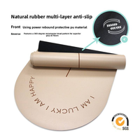 Tapis de yoga et de surf en caoutchouc PU antidérapant, écologique et personnalisé de haute qualité, épaisseur 4,5 mm, tout-en-un pour entraînement fitness professionnel