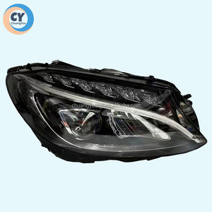 Pour Mercedes-Benz Classe C, lentille de phare LED C205 <span class=keywords><strong>2014</strong></span> 2015 2016 2017 2018, phare C180 C200 C260 C300 W205 - Product Image 2