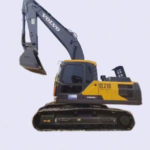 Excavatrice Volvo EC210 d'occasion de taille moyenne, 20 tonnes, avec boîte de vitesses, certifiée CE EPA, équipement lourd, moteur, brise-roche Kohler, ripper – Vente chaude - Product Image 1