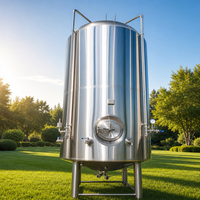 Réservoir de stockage en acier inoxydable de qualité alimentaire Tonsen 1000L-50 000L, grand bac de stockage de liquides pour usine laitière, jus, huile, boissons