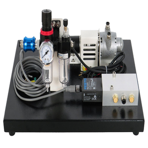 Kit Électro-Pneumatique - Contrôle de Vitesse d'un Moteur Pneumatique, Matériel Didactique pour Laboratoire Éducatif et Formation Professionnelle - Product Image 1
