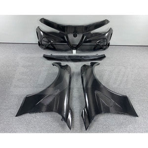 Kits de carrocería de fibra de carbono estilo GTAM para Alfa Romeo Giulia QV Quadrifoglio 2016-2023 - Product Image 2