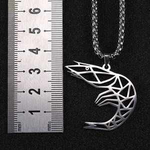 Scava Fuori Lobster Collana di Gioielli In Acciaio Inossidabile Piccolo Granchio Collana di Vita di Mare Dainty Uomini Collane Gioielli In Acciaio Inossidabile - Product Image 5