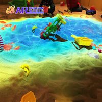 Projecteur virtuel jeu ar éducation 3d intérieur aire de jeu plage sable projection magique interactive 3d sol et mur