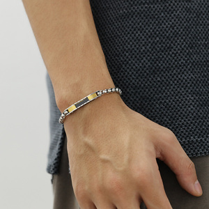 Haute Poli En Acier Inoxydable Couples Bracelets 5mm <span class=keywords><strong>Gourmette</strong></span> ID Bracelet Personnalisé Gravé Bracelets pour Cadeau Personnalisé - Product Image 6