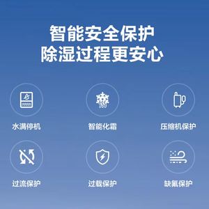 Deshumidificador Midea de 70L de Alta Potencia para Sala de Estar, Villa, Sótano, Taller, con Bomba de Drenaje - Product Image 1