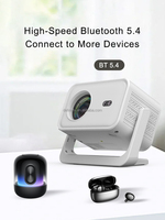 1080p FHD 4K prise en charge du projecteur BT WiFi 350 ANSI Lumens Home cinéma vidéo projecteur Android intelligent