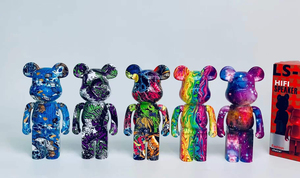 Altavoz Bluetooth de oso pintado a la moda, altavoz creativo de oso de Color, mini altavoz inalámbrico para regalo - Product Image 6