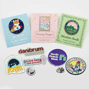 Wholesale Manufacture Metal logo Custom Soft Hard Enamel <strong>Pin</strong> Cute Cartoon Anniversary Badge Lapel <strong>Pin</strong> for Gifts Hat Clubs - Product Image 1