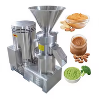 Machine à tahini, noix et beurre de cacahuète, moulin colloïdal électrique, broyeur commercial pour la fabrication de beurre de cacahuète, torréfaction et broyage