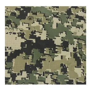 NC Mexico US4CES Camo nylon cotton fabric NYCO Rip-stop 50/50 camo printed tactical uniform fabric