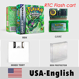 USA emerald RTC Flash cart box