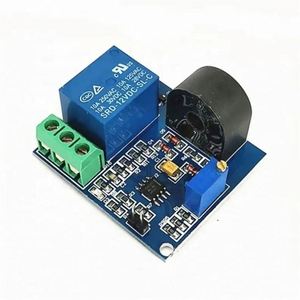 Module de détection de courant alternatif 5V/12V avec relais, signal de commutation 5A et protection contre les surintensités - Product Image 1