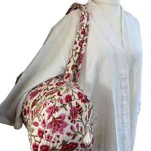 Beautiful Lightweight Eco-Friendly Bohemian Cotton Duffle Bag Handmade Quilted Weekender Travel <b>Backpack</b> <b>Large</b> External Frame - Product Image 1