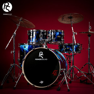 <span class=keywords><strong>Batterie</strong></span> de percussions POWERSOUND STORM Series PS Jazz, kit de <span class=keywords><strong>batterie</strong></span> pour la pratique à domicile, la scène, <span class=keywords><strong>batterie</strong></span> <span class=keywords><strong>acoustique</strong></span>, coque en érable/peuplier - Product Image 6