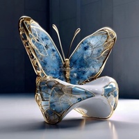 Fauteuil Papillon de Luxe Haut de Gamme Moderne pour Maison, Villa, Salon, Salle à Manger, Extérieur, Bar, Hôtel avec Design Accent Loisirs